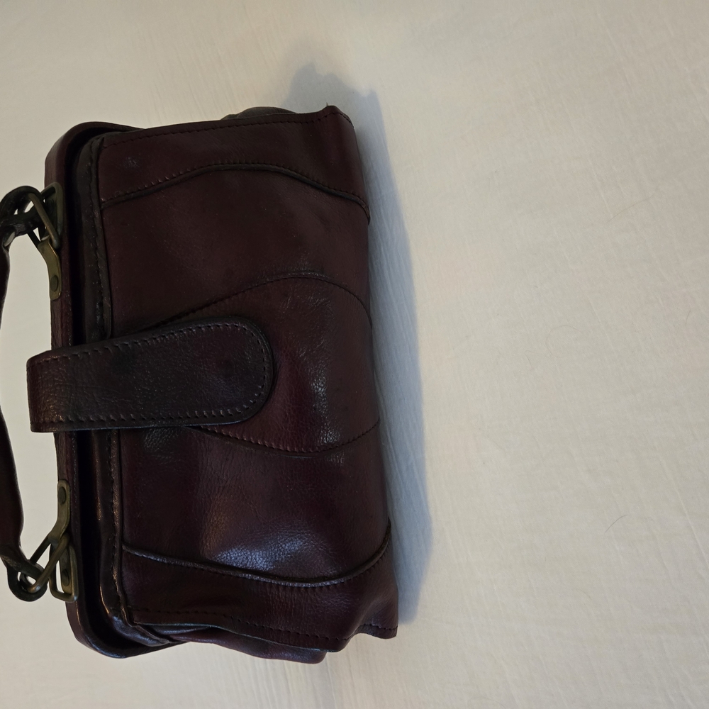 Leather Bag - Burgundy